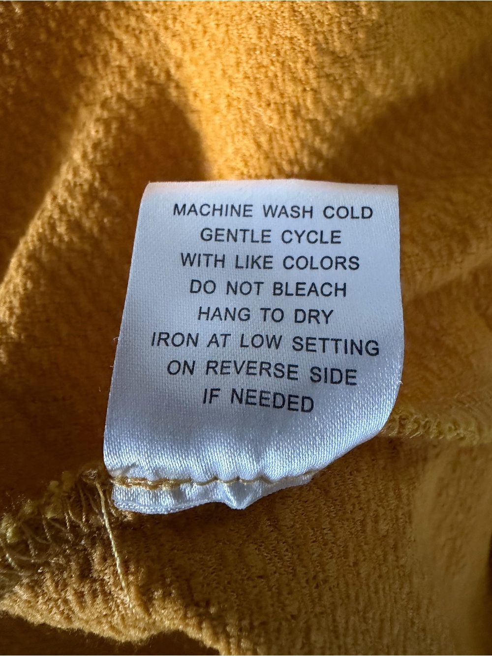 Mustard Yellow Tie-Front Textured Short Sleeve Top - Women’s 2X - Relaxed Fit - Picture 15 of 15